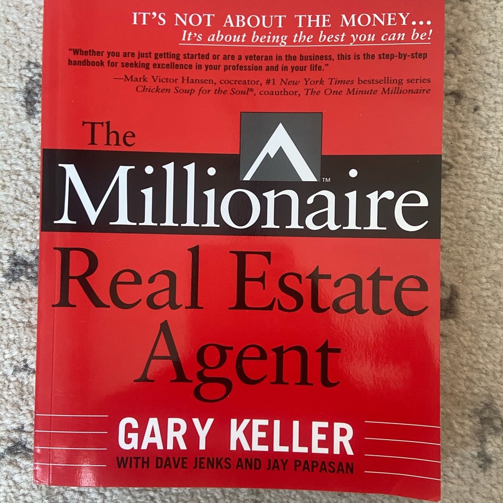 The Millionaire Real Estate Agent Gary Keller Book